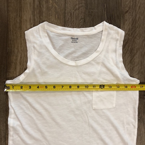 MADEWELL - 100% Cotton Loose Fit Sleeveless Tee - Picture 6 of 6